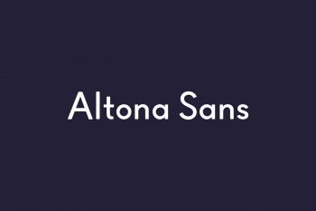 Altona Sans Free Font