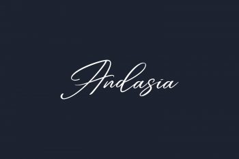 Andasia Free Font