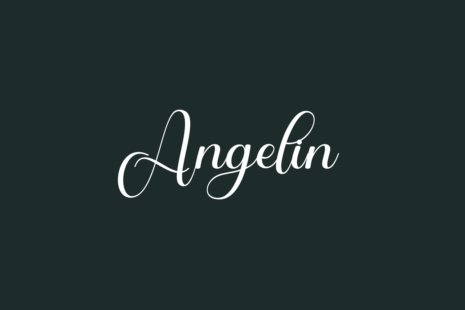 Angelin Free Font