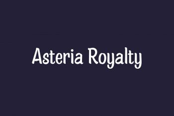 Asteria Royalty Free Font