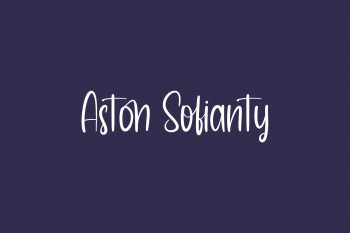 Aston Sofianty Free Font