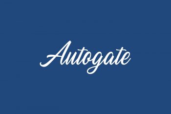 Autogate Free Font