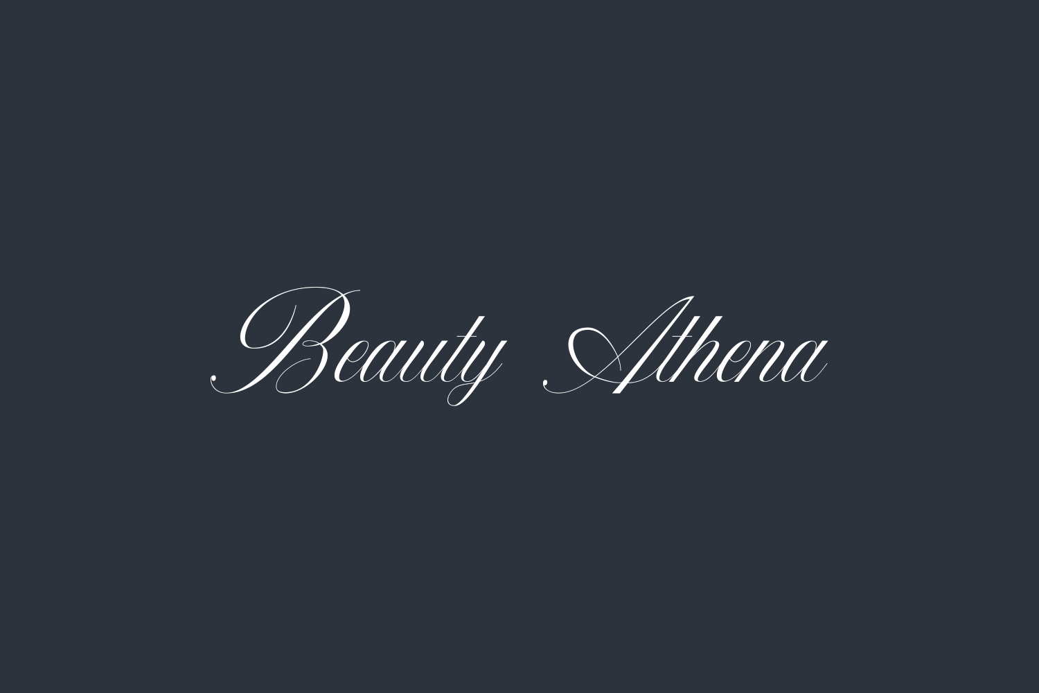 Beauty Athena | Fonts Shmonts