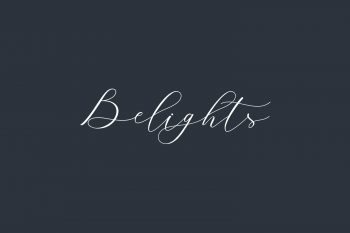 Belights Free Font