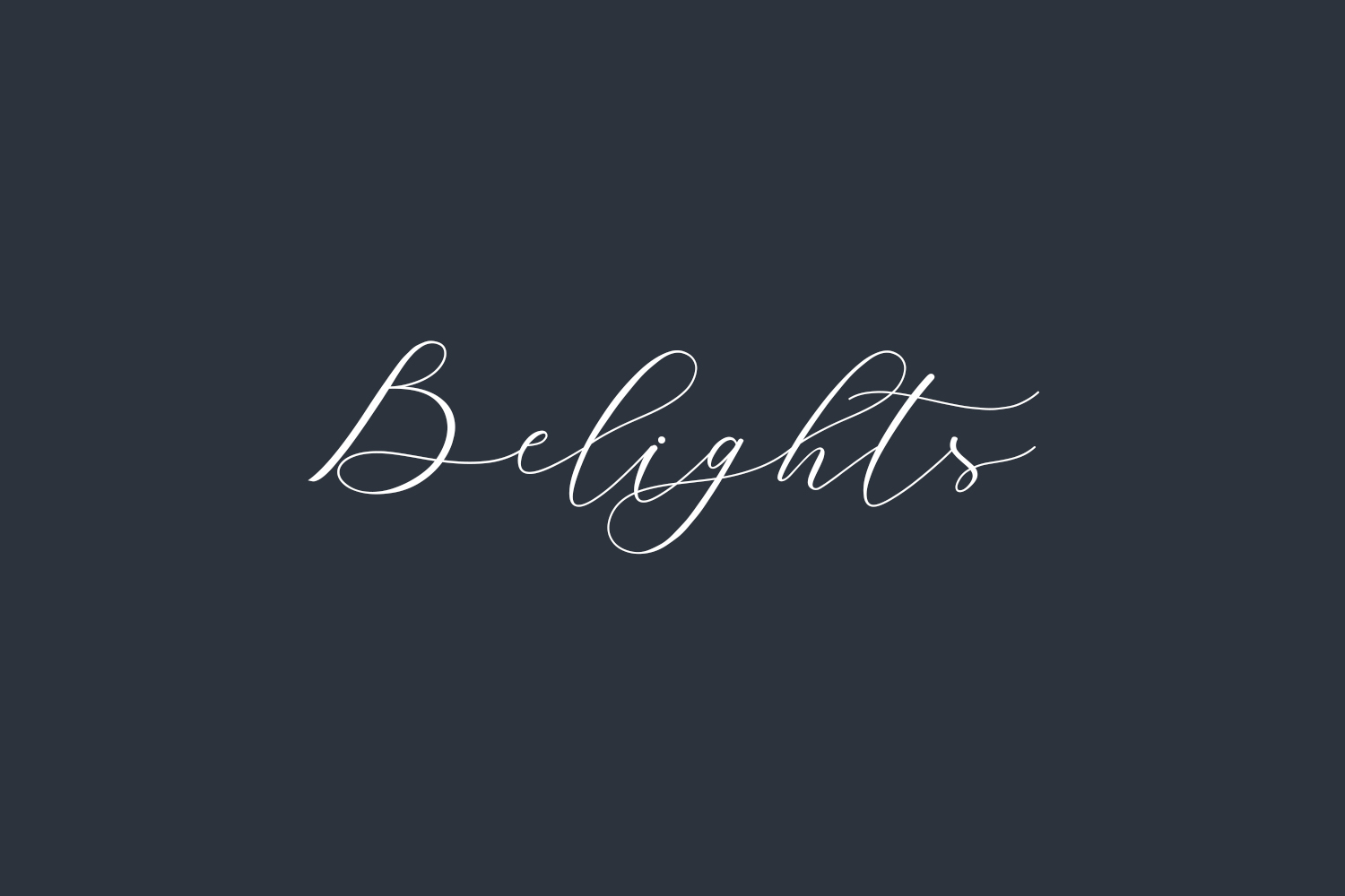 Belights Free Font