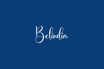 Belindia Free Font