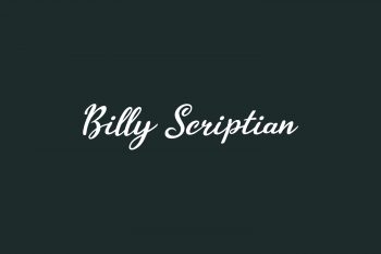 Billy Scriptian Free Font