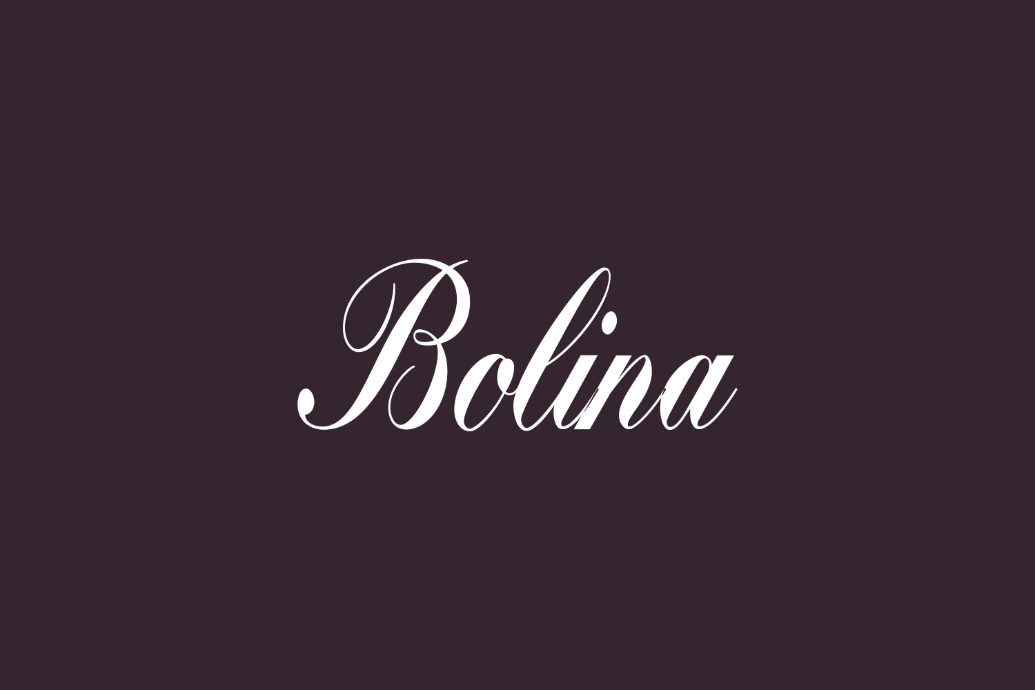 Bolina Free Font