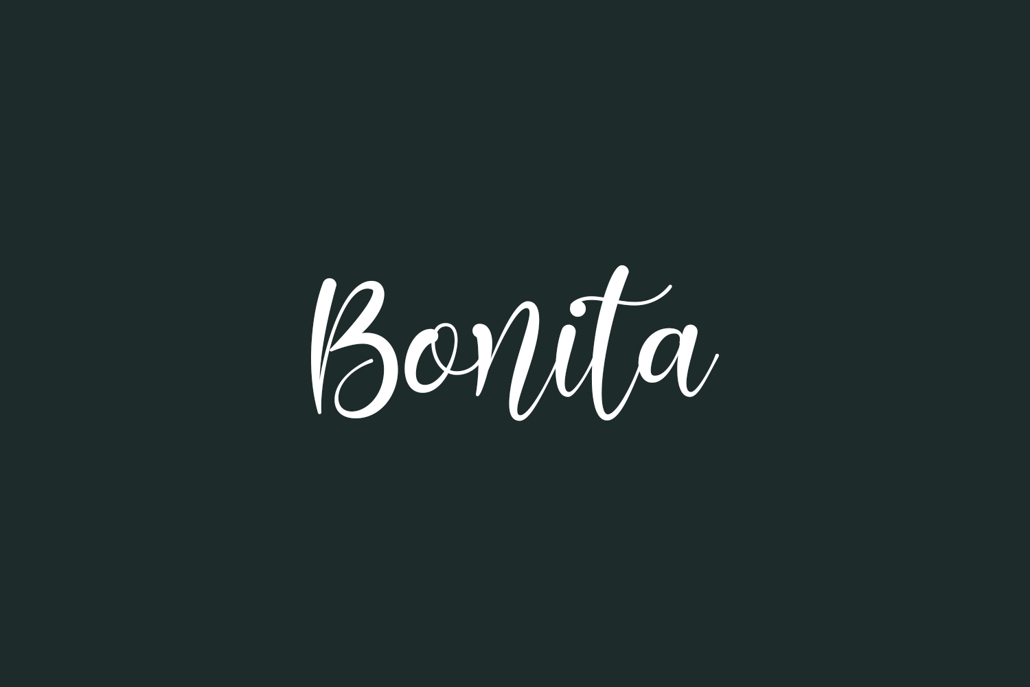 Bonita Free Font