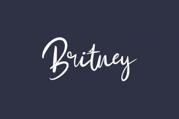 Britney Free Font