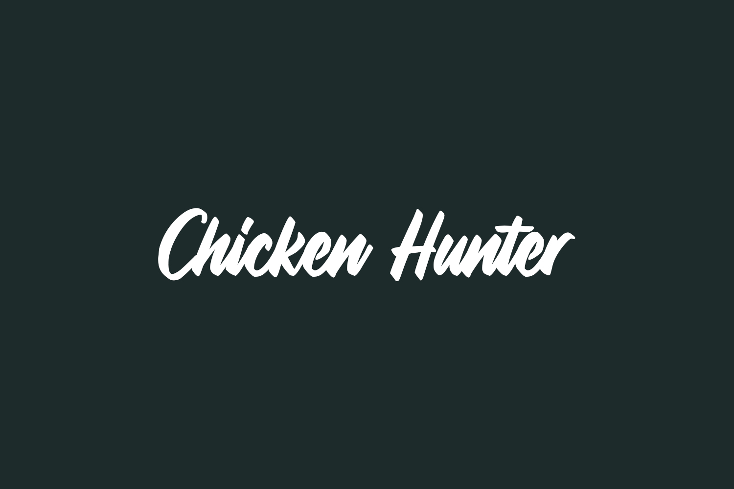 Chicken Hunter Free Font