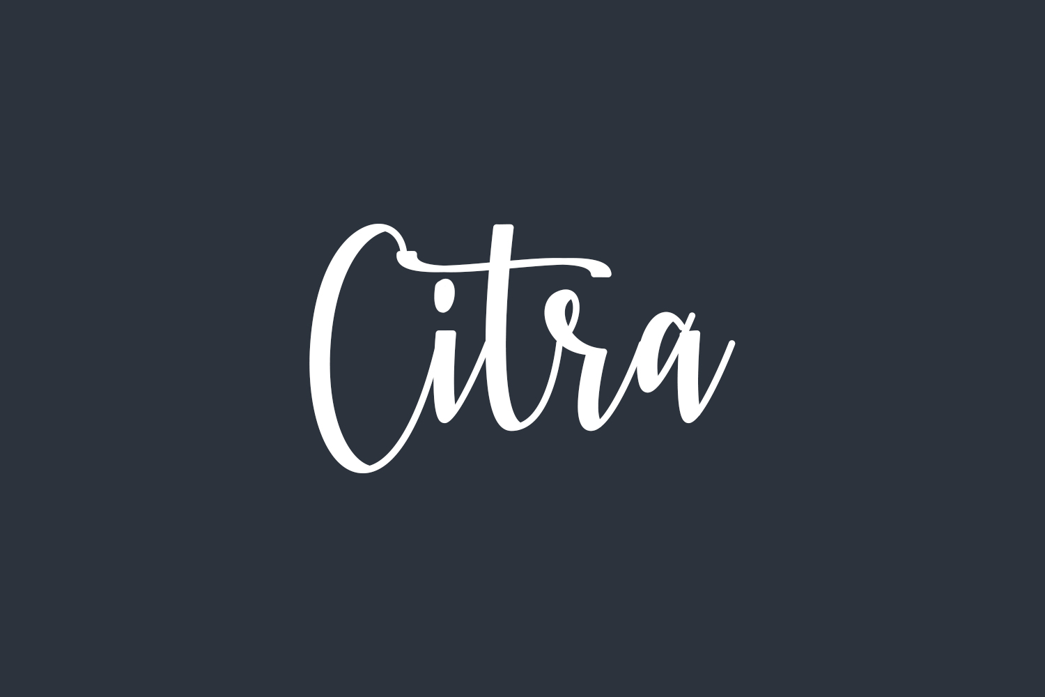 Citra Free Font