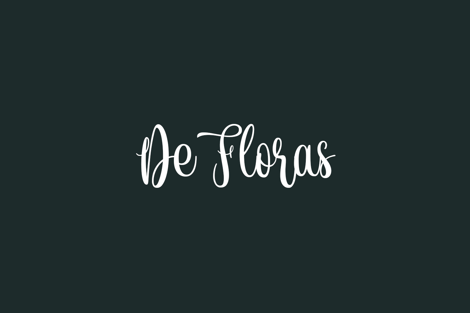 De Floras Free Font