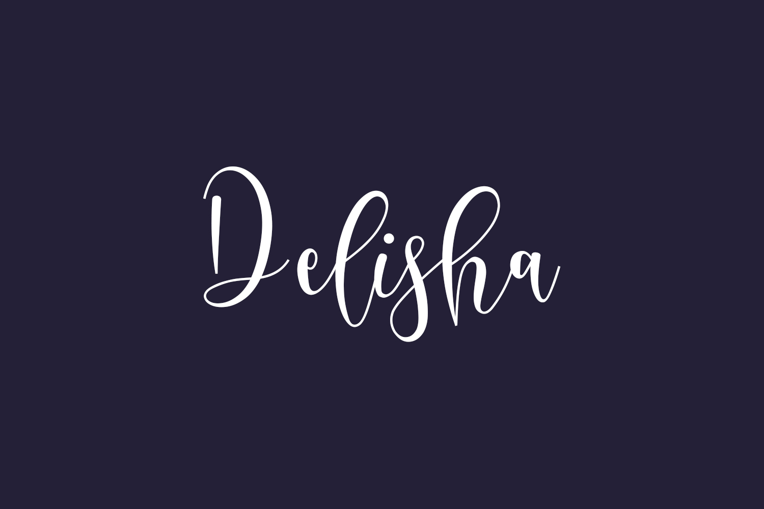 Delisha Free Font