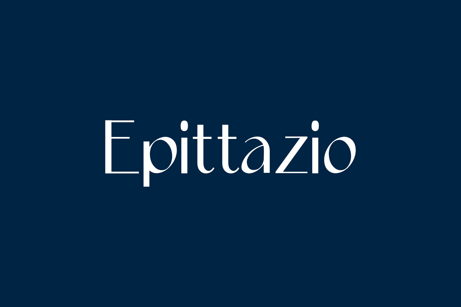 Epittazio Free Font