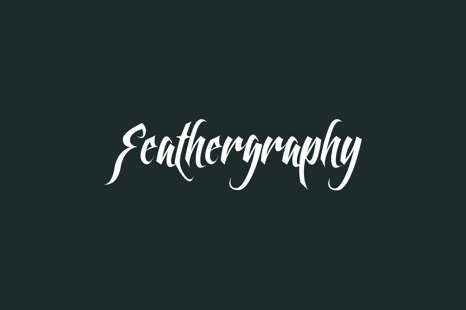 Feathergraphy Free Font