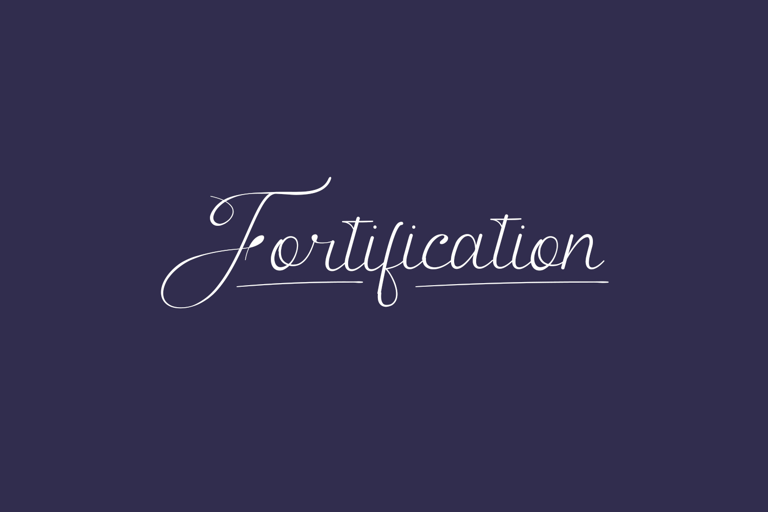 Fortification Free Font