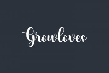 Growloves Free Font