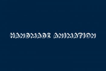 Handmade Animation Free Font