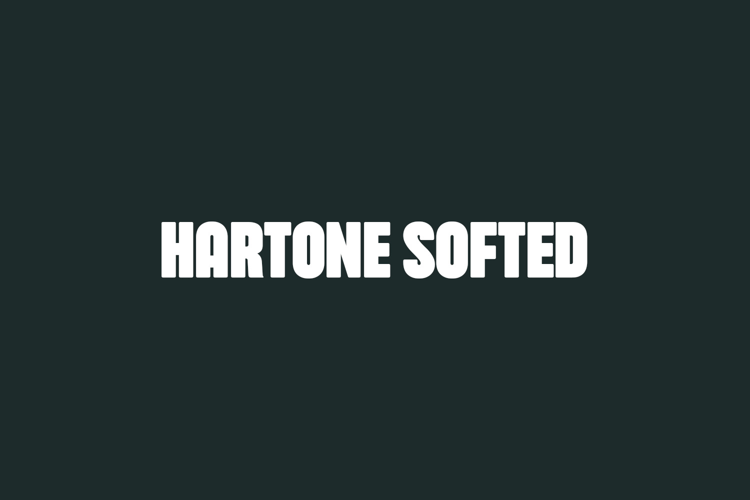 Hartone Softed Free Font