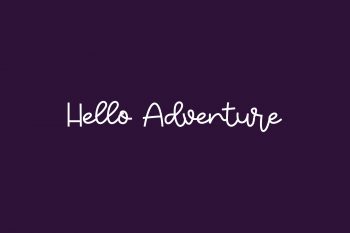 Hello Adventure Free Font