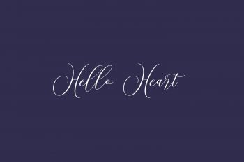 Hello Heart Free Font