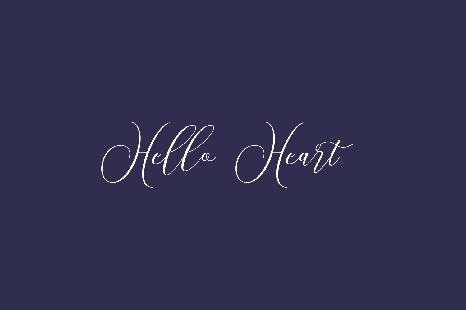 Hello Heart Free Font