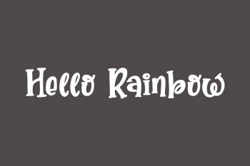 Hello Rainbow Free Font