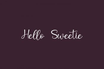 Hello Sweetie Free Font