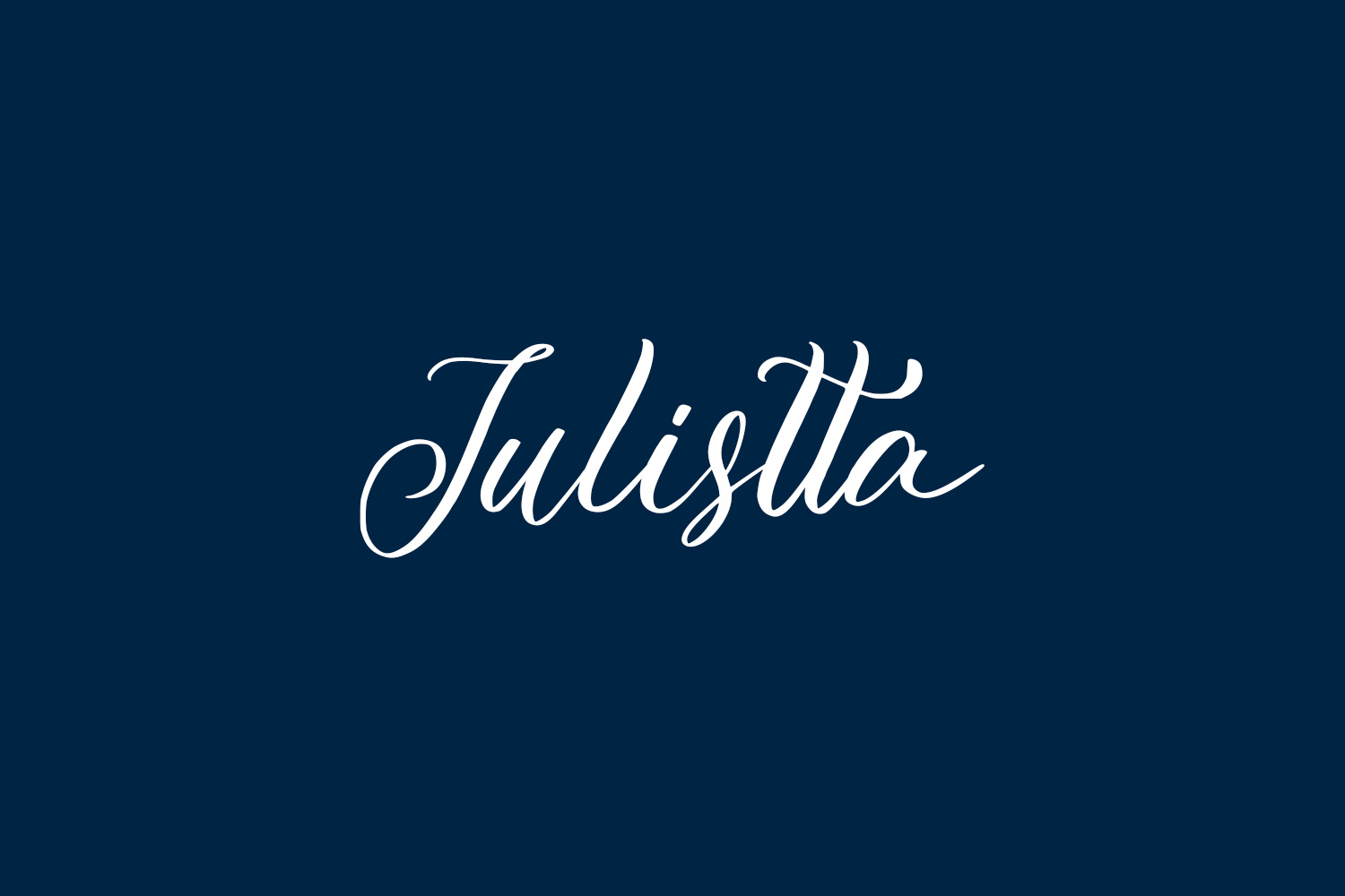 Julistta Free Font