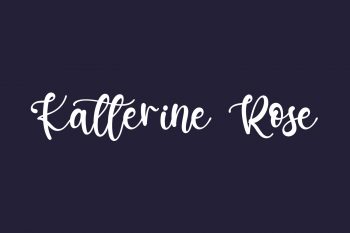 Katterine Rose Free Font