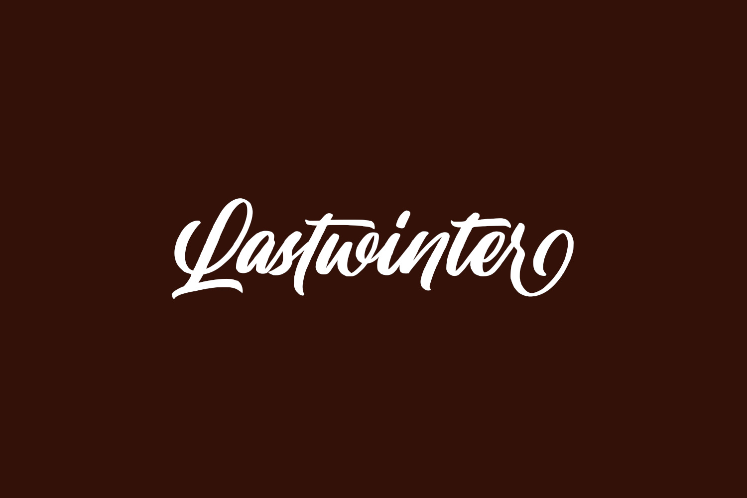 Lastwinter | Fonts Shmonts