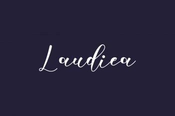 Laudiea Free Font