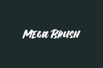 Mega Brush Free Font