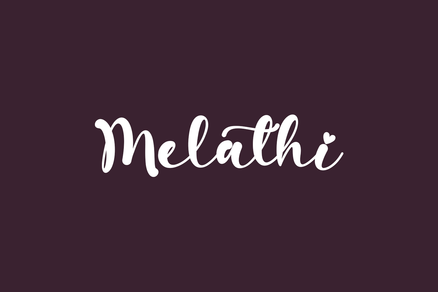 Melathi Free Font