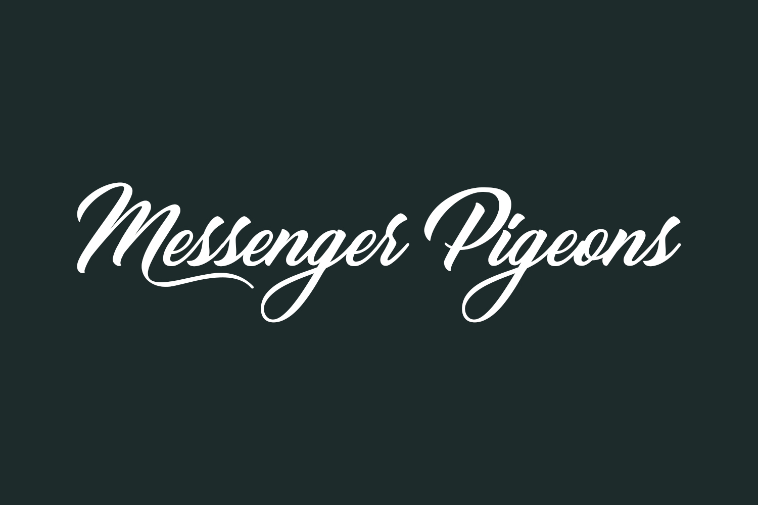 Messenger Pigeons Free Font