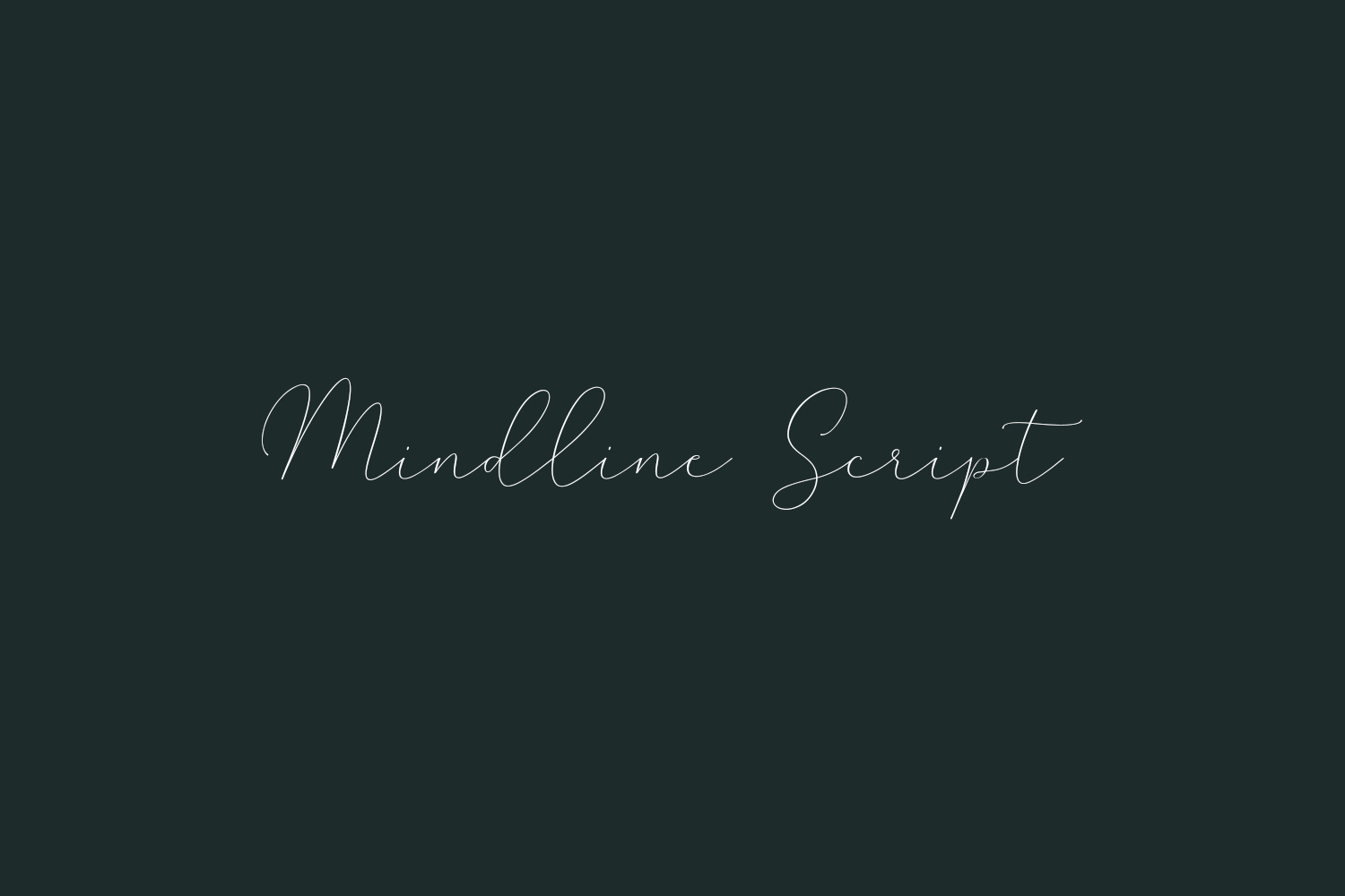 Mindline Script Free Font