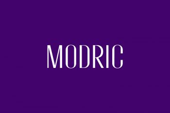 Modric Free Font