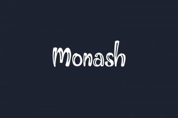 Monash Free Font