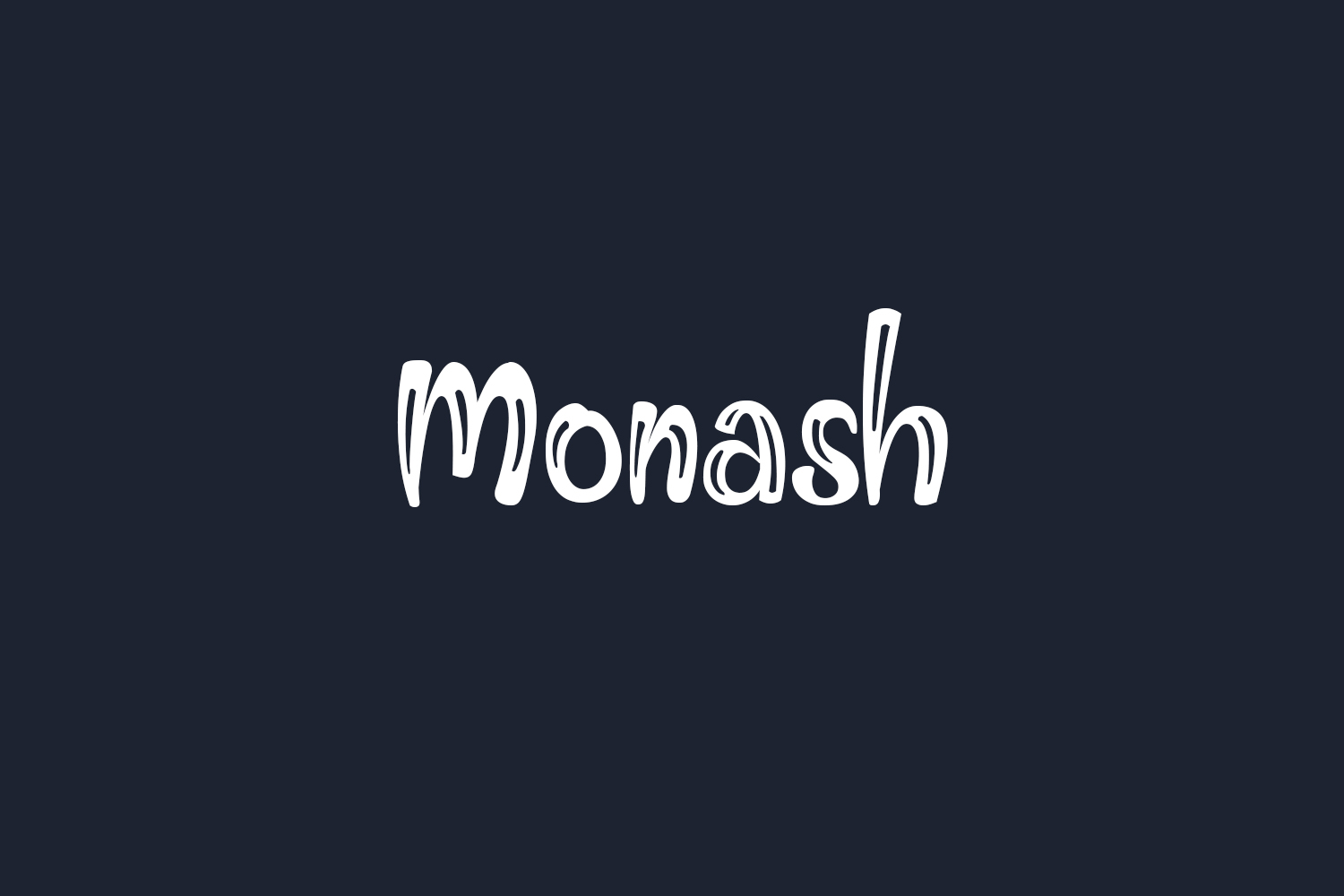 Monash Free Font
