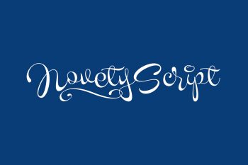 Novety Script Fre Font