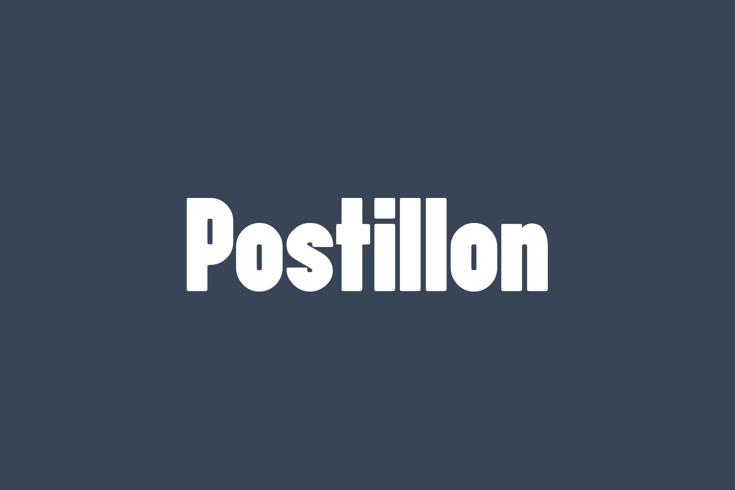 Postillon Free Font