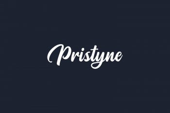 Pristyne Free Font