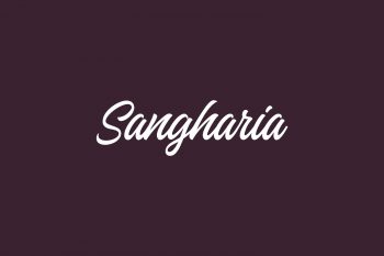 Sangharia Free Font