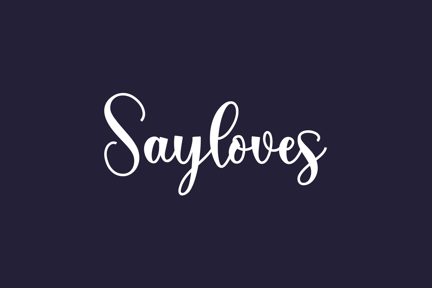 Sayloves Free Font