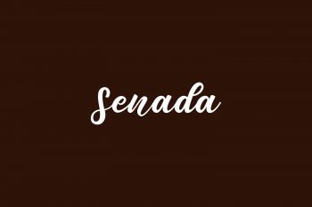 Senada Free Font