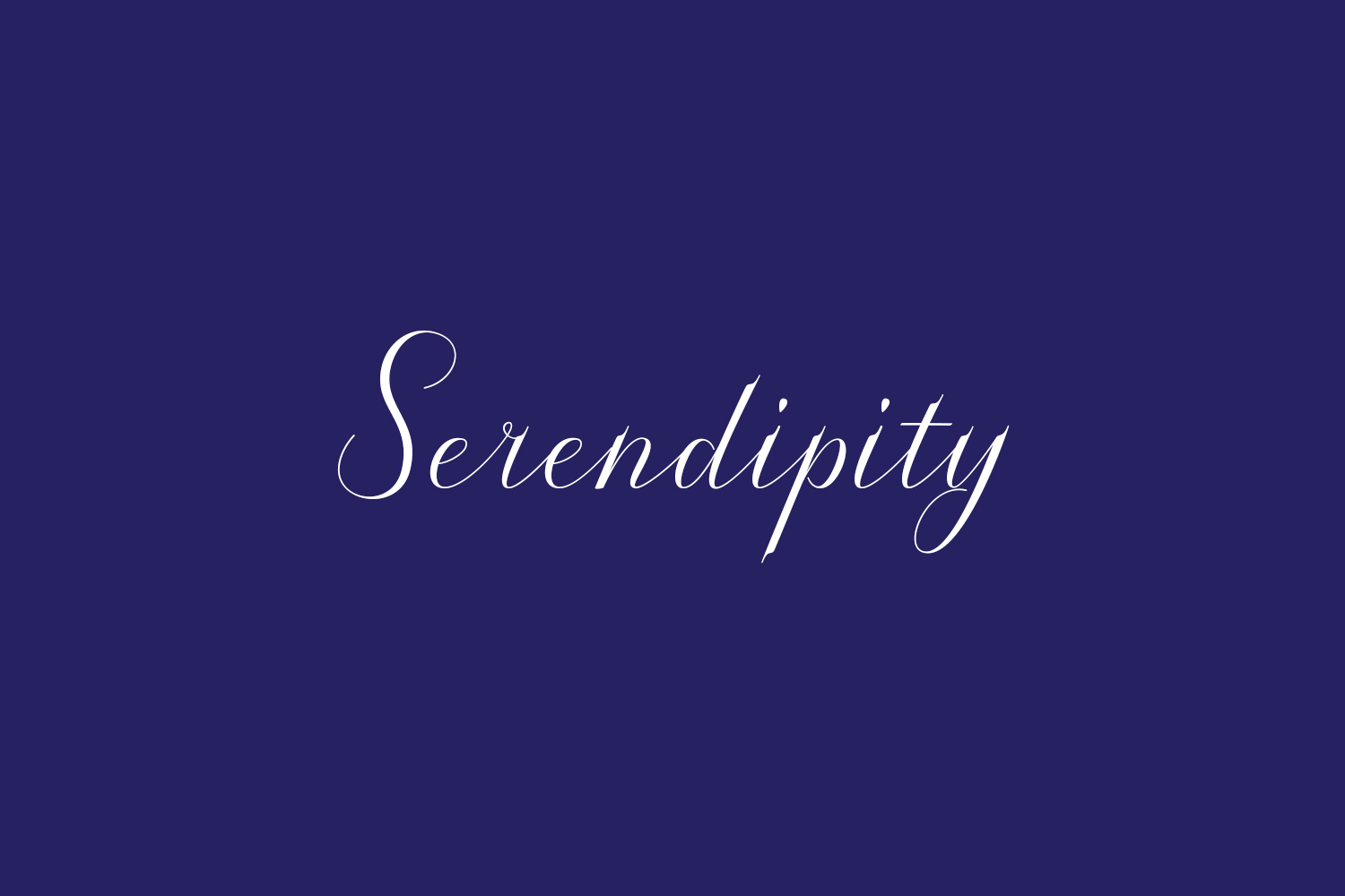 Serendipity Free Font
