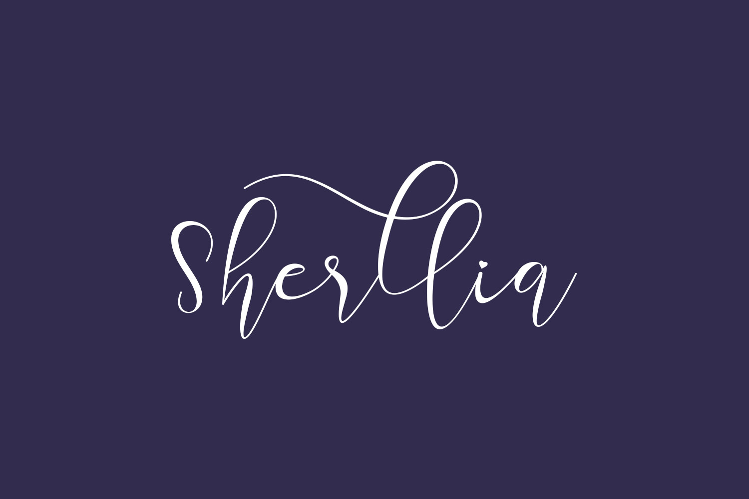 Sherllia Free Font