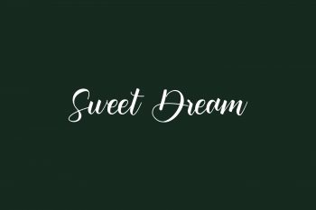 Sweet Dream Free Font