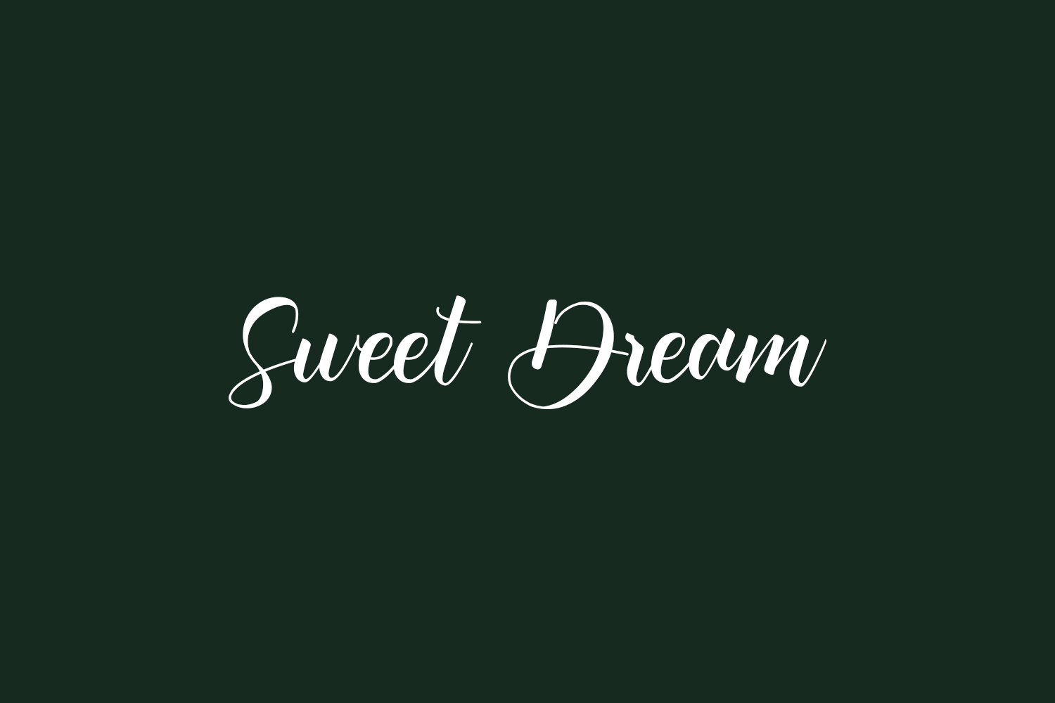 Sweet Dream Free Font